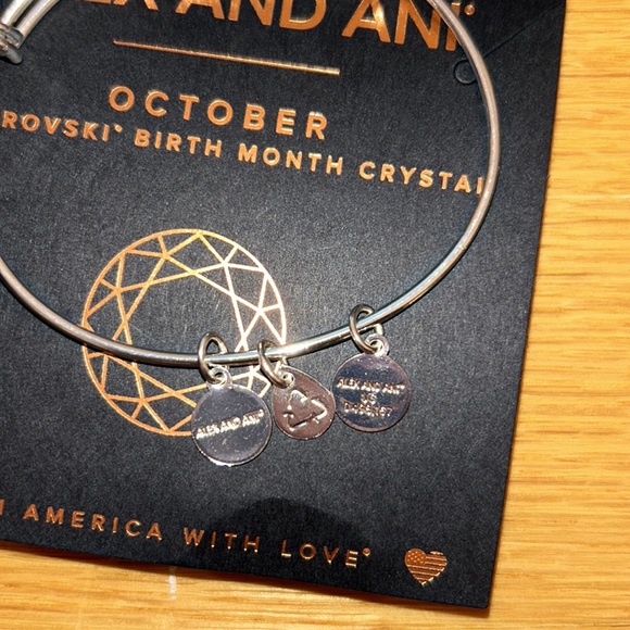 OCTOBER BIRTHSTONE SILVER BRACELET - Picture 3 of 7